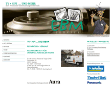 Tablet Screenshot of ebm-service.net